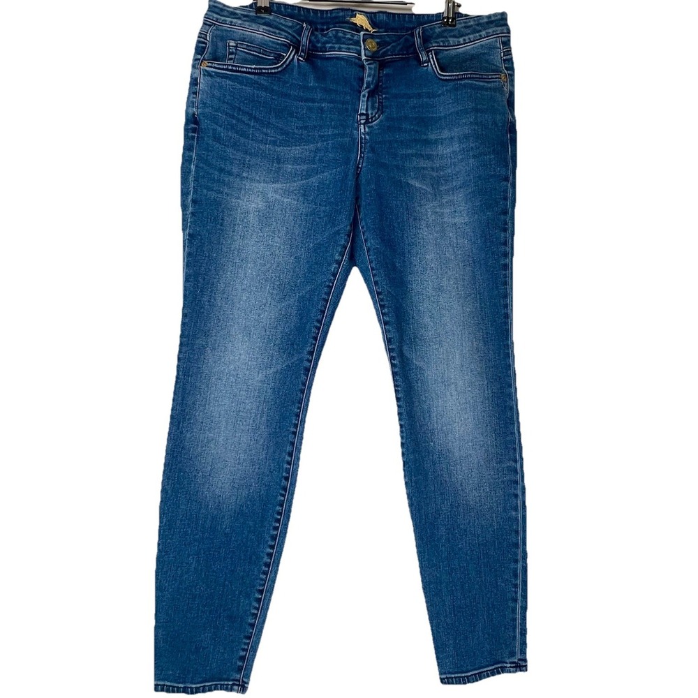 Tommy Bahama Skinny Jeans Mens 33x31 Mid Sea Blue Stretch Denim